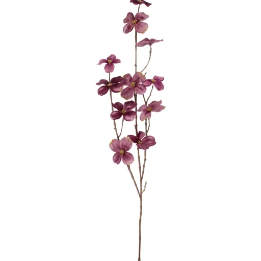 Outlet Velvet Dogwood Artificial Floral Christmas Spray - 39" - Pink Sprays, Picks & Branches