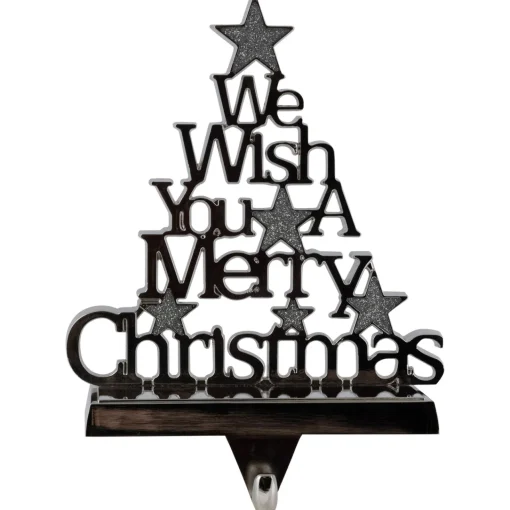 Online We Wish You a Merry Christmas Tree Stocking Holder - 6.25" Stocking Holders