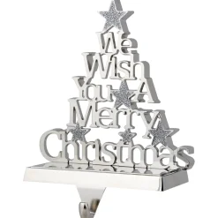 Online We Wish You a Merry Christmas Tree Stocking Holder - 6.25