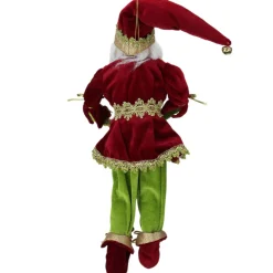 Outlet Whimsical Elf Hanging Christmas Figure - 18