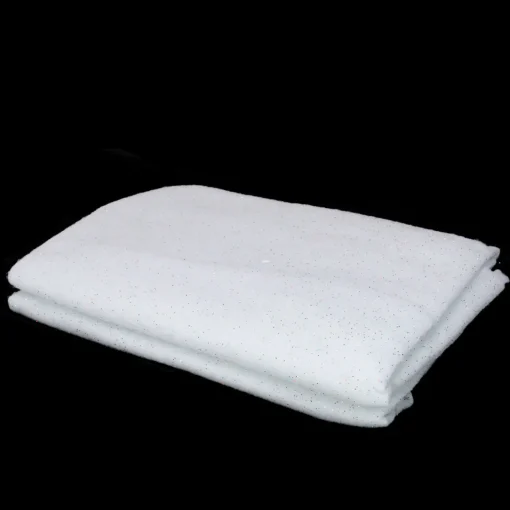 Clearance White Glittered Soft Plush Buffalo Artificial Christmas Snow Drape 36" x 60" Artificial Snow