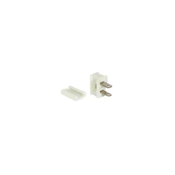 White Male Quick Zip Plug For SPT-1 18 Wire Gauge 8 Amps Accessories