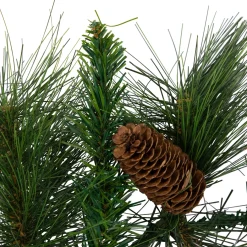 Hot White Valley Pine with Pine Cones Artificial Christmas Garland - 9' x 14