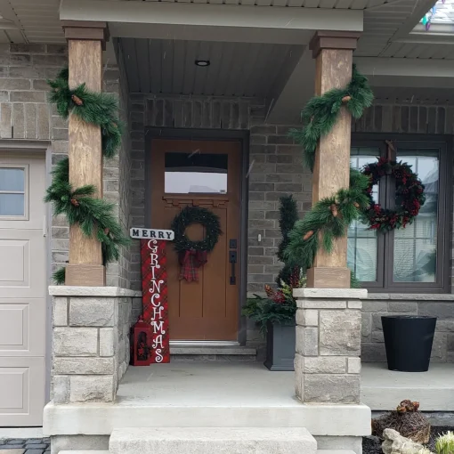 Hot White Valley Pine with Pine Cones Artificial Christmas Garland - 9' x 14" - Unlit Unlit