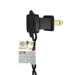 Best Wide Angle LED Christmas Lights - Purple - 16' Black Wire - 50ct Led