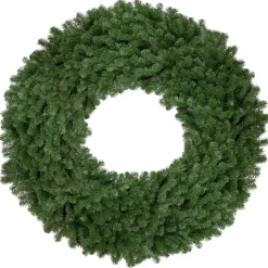 Hot Windsor Pine Green Artificial Christmas Wreath - 72" - Unlit Unlit