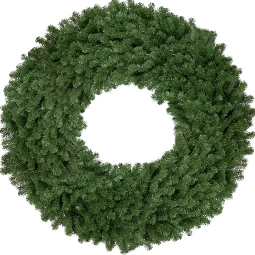 Hot Windsor Pine Green Artificial Christmas Wreath - 72" - Unlit Unlit