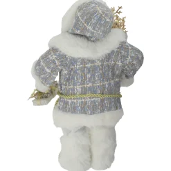 Sale Winter Frost Santa Claus Standing Christmas Figure - 12