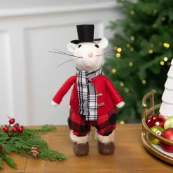 Sale Winter Mouse Christmas Tabletop Figure - 11" Animals