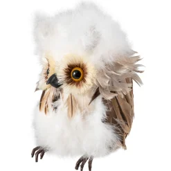 Discount Woodland Feathery Owl Christmas Tabletop Figure - 7