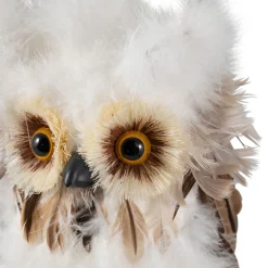 Discount Woodland Feathery Owl Christmas Tabletop Figure - 7