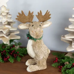 New Woodland Standing Moose Christmas Figure - 14" Animals