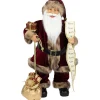 Clearance Woodland Standing Santa Claus Christmas Figure with Name List - 24" Santa Claus