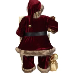 Clearance Woodland Standing Santa Claus Christmas Figure with Name List - 24