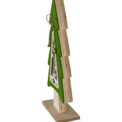 Outlet Woodland Tree with Reindeer Scene Wooden Christmas Decoration - 12