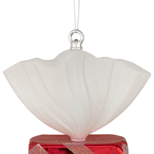 New Wrapped Candy with Striped Glitter Shatterproof Commercial Christmas Ornament - 18" Shatterproof Balls|Ball Ornaments