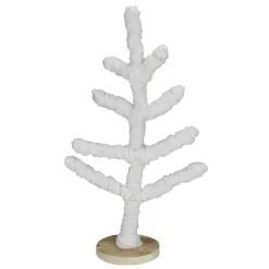 Yarn Wrapped Christmas Tree - 19.5" - White Trees