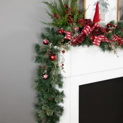 Yorkville Pine, Twig and Pinecone Artificial Christmas Garland - 9' x 12